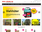 Real Zäune AG - Online Shop - Zaunartikel und Zaunzubehör